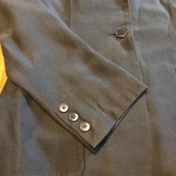 Vintage Banana Republic Black 3 Button Blazer Size 6 - Picture 4 of 12